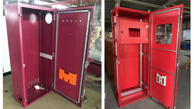 今天威柜電氣公司又一批仿威圖柜即將出廠，如此亮麗的仿威圖機柜你見過嗎？跟著威柜小編看看吧！